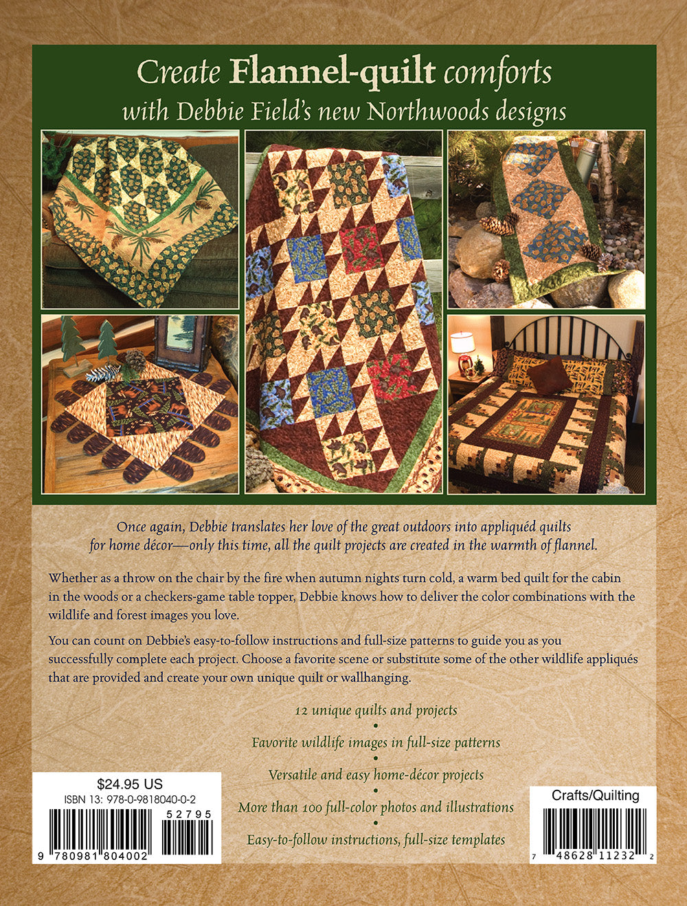 Granola Girl® Designs Northwoods Flannel Quilts & Projects - Fox Chapel Publishing Co.