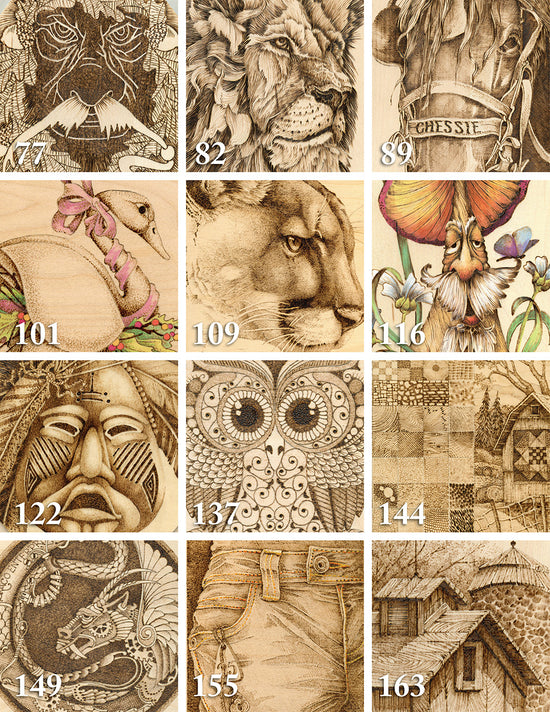 Pyrography Character Pyrography Style Handbook