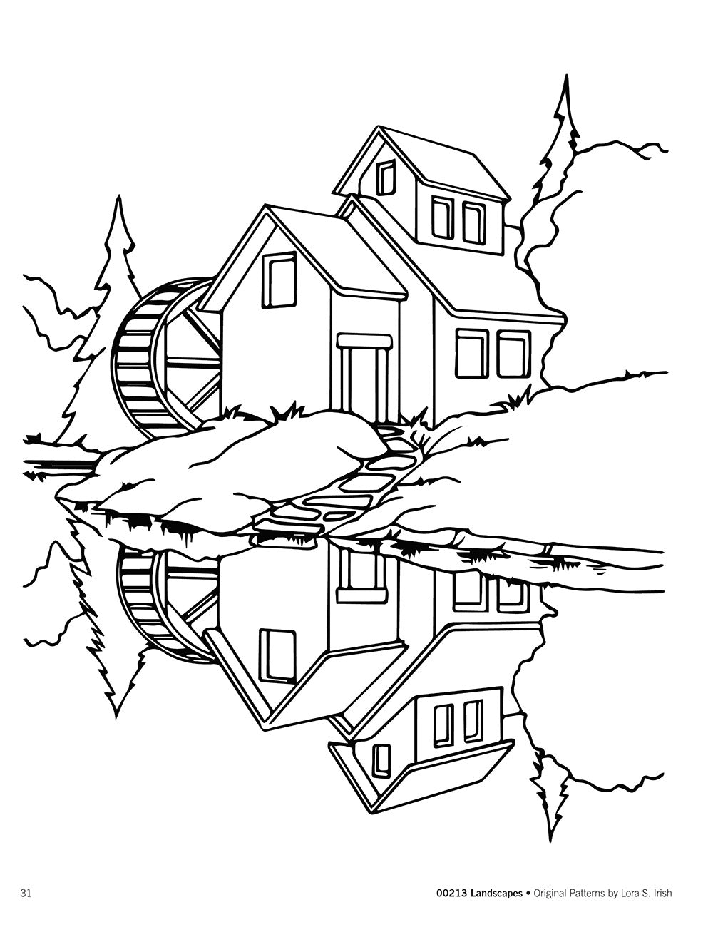 Landscapes Carving Patterns - Printed - Fox Chapel Publishing Co.