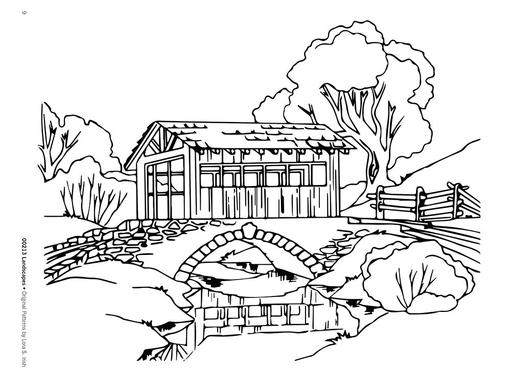 Landscapes Carving Patterns - Printed - Fox Chapel Publishing Co.