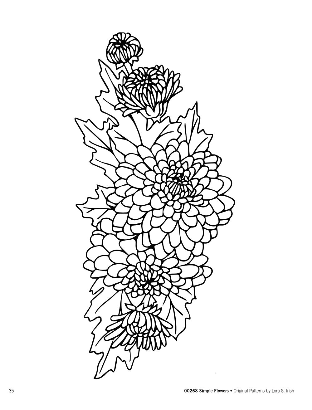Simple Flowers Carving Patterns - Fox Chapel Publishing Co.