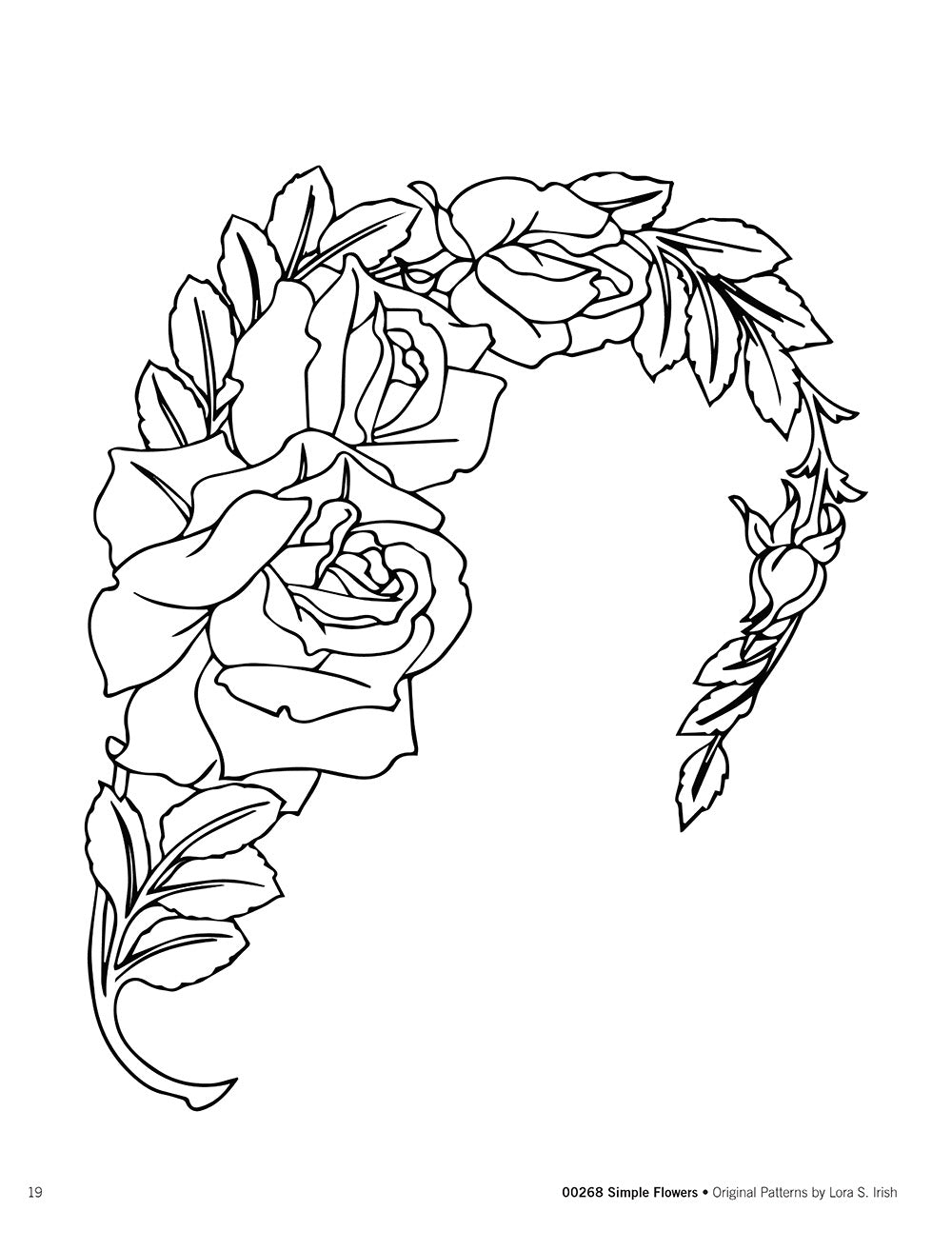 Simple Flowers Carving Patterns - Fox Chapel Publishing Co.