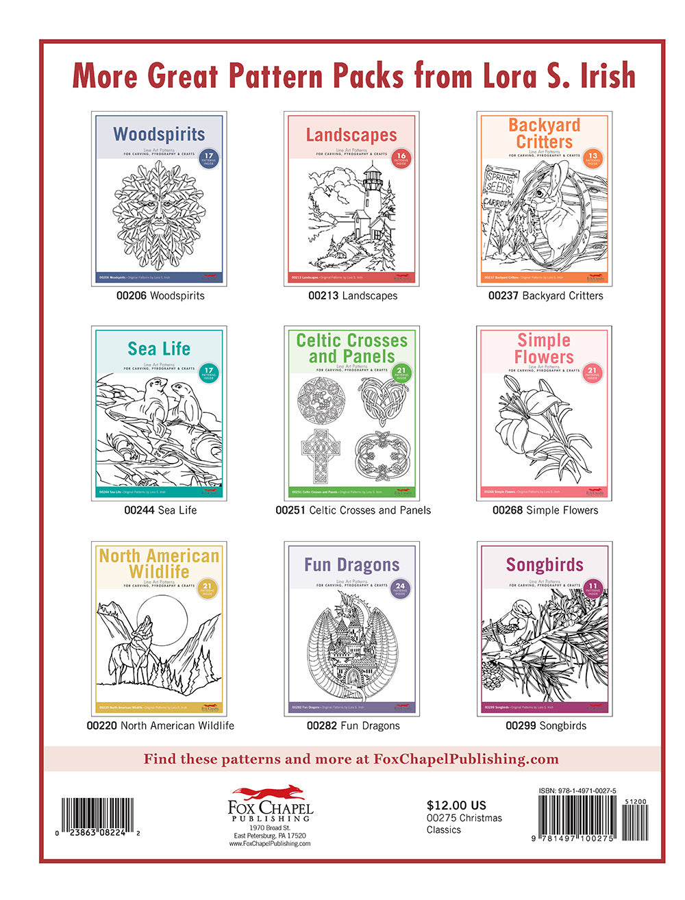 Christmas Classics Carving Patterns - Fox Chapel Publishing Co.
