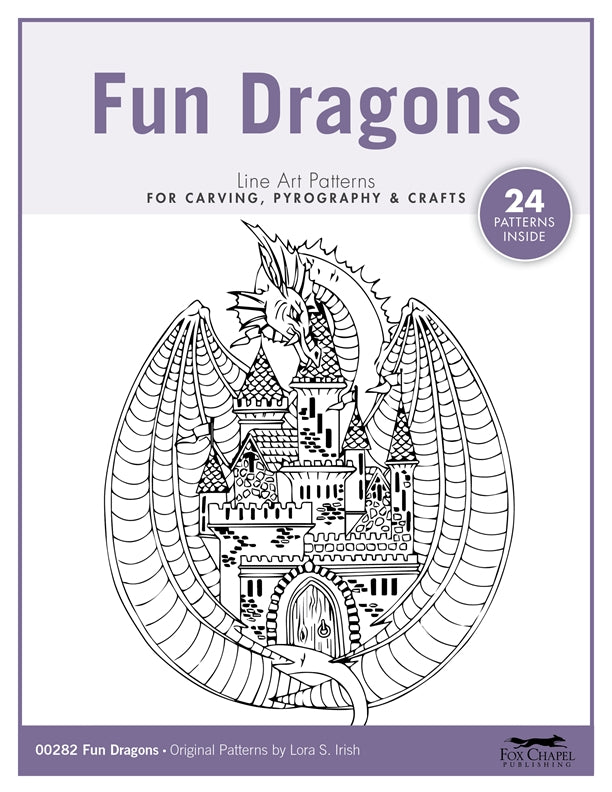 Fun Dragons Carving Patterns (Printed) - Fox Chapel Publishing Co.