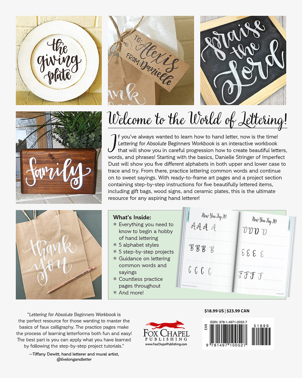Lettering for Absolute Beginners Workbook - Fox Chapel Publishing Co.