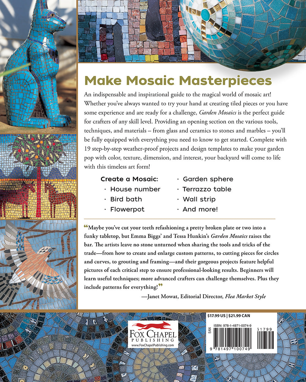 Garden Mosaics - Fox Chapel Publishing Co.