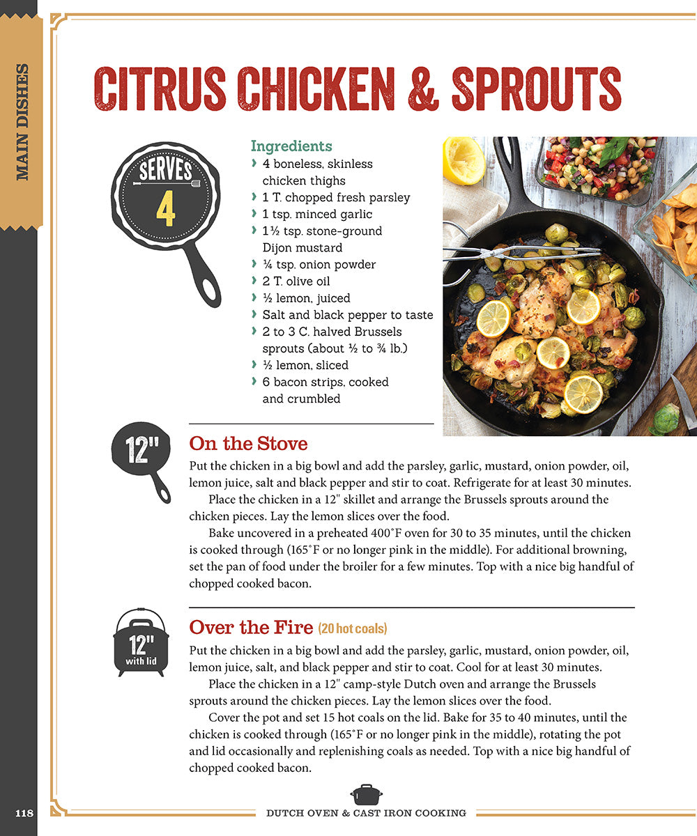 Dutch Oven and Cast Iron Cooking, Revised & Expanded Third Edition - Fox Chapel Publishing Co.
