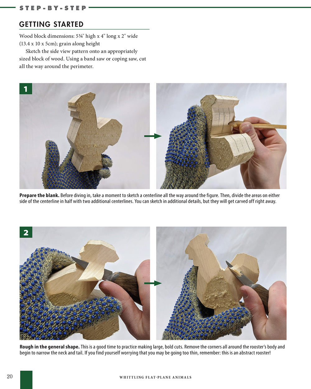 Whittling Flat-Plane Animals - Fox Chapel Publishing Co.