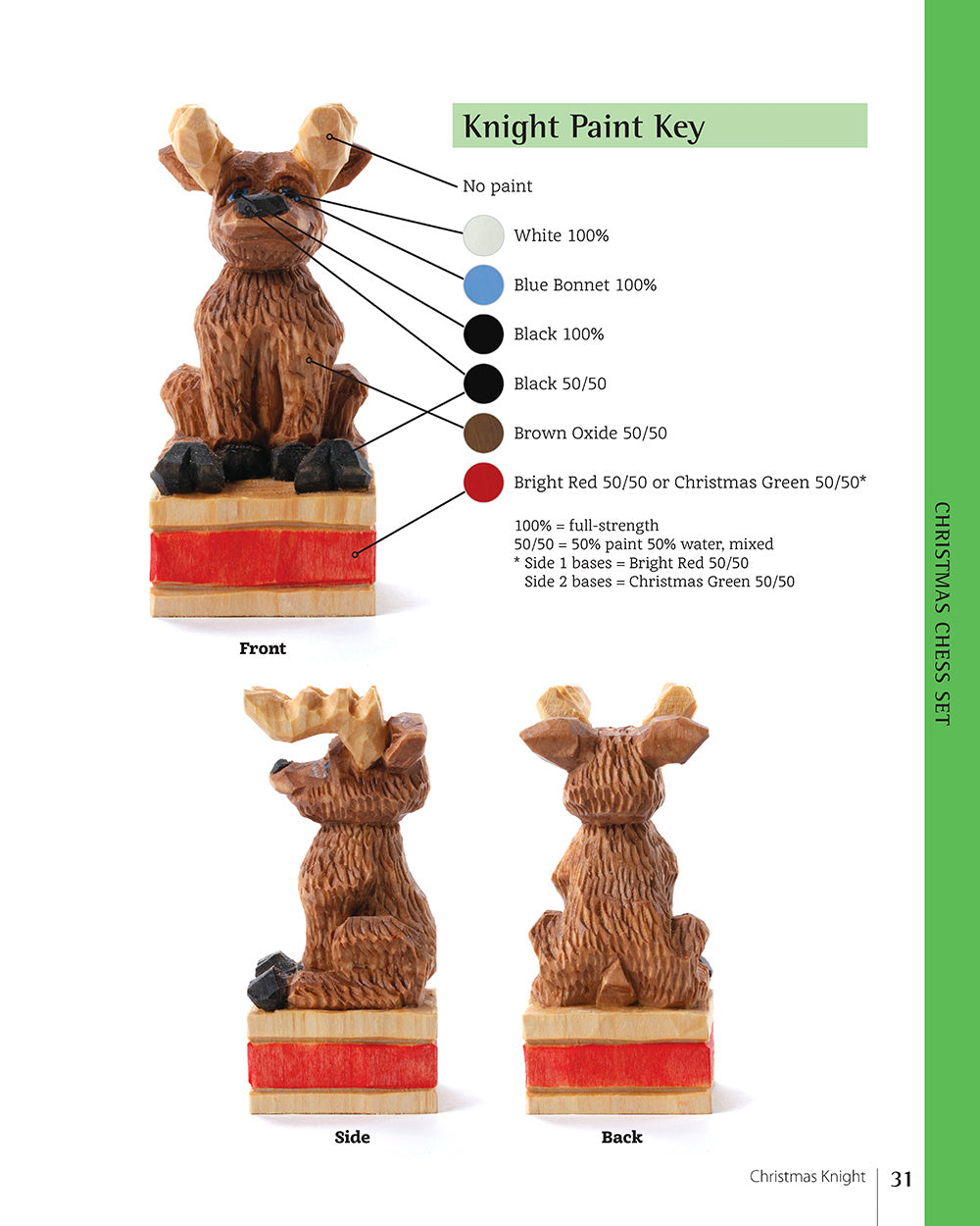 Woodcarving a Christmas Chess Set - Fox Chapel Publishing Co.