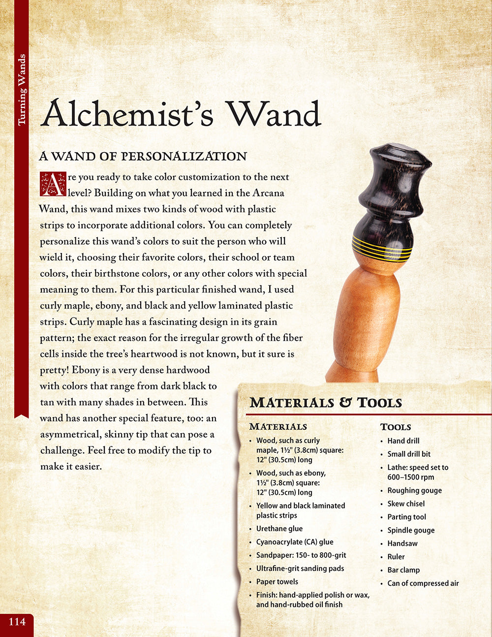 Compendium of Wooden Wand Making Techniques - Fox Chapel Publishing Co.