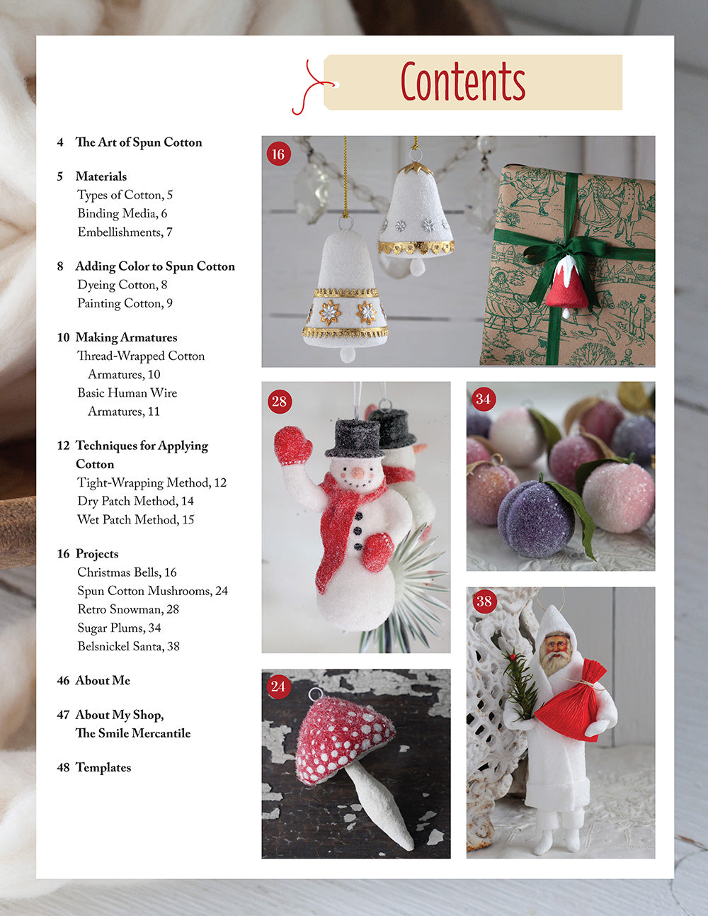 Spun Cotton Christmas Ornaments - Fox Chapel Publishing Co.