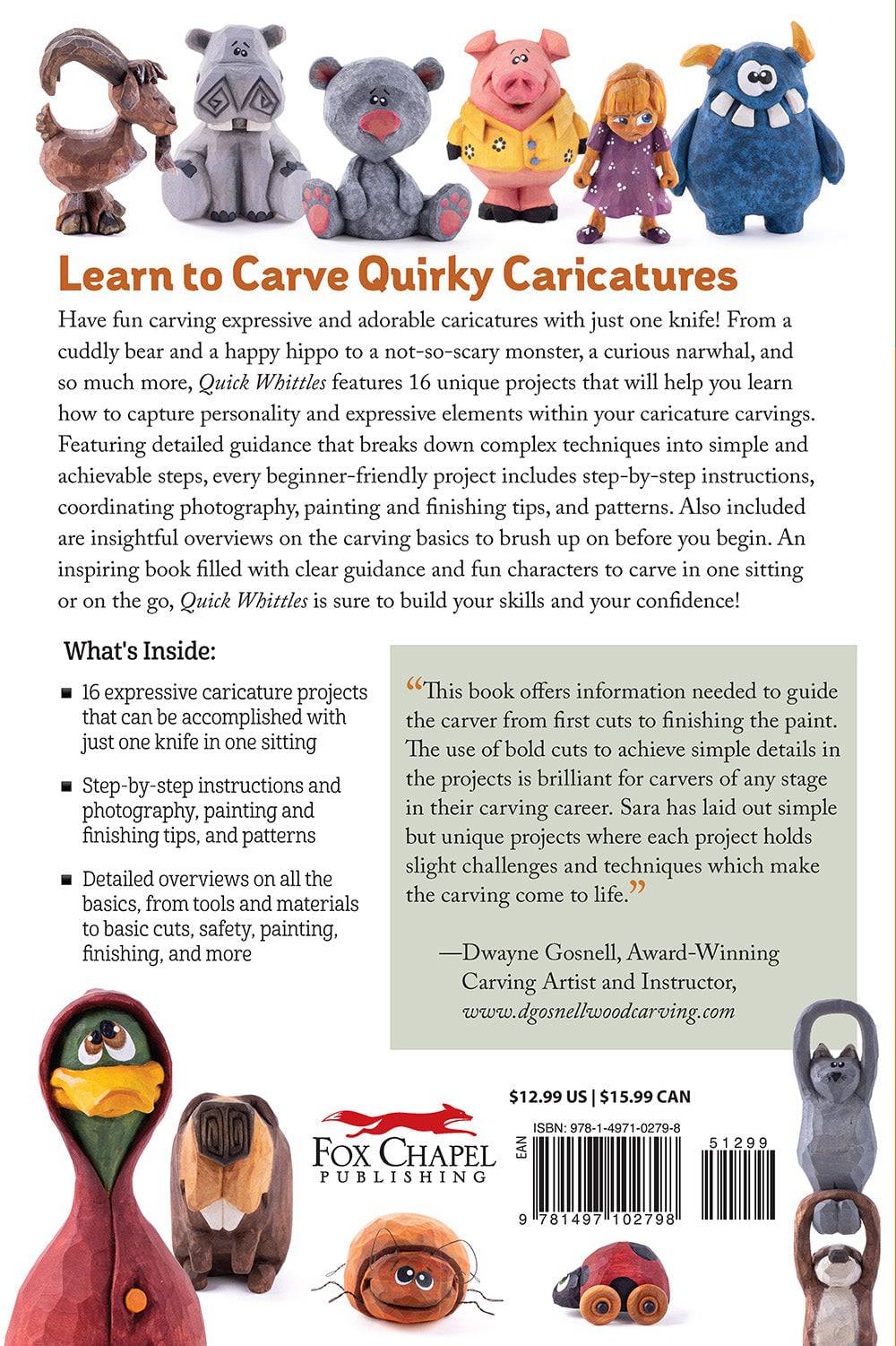 Quick Whittles - Fox Chapel Publishing Co.