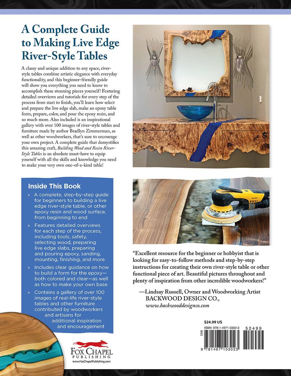 Building Wood and Resin River-Style Tables - Fox Chapel Publishing Co.