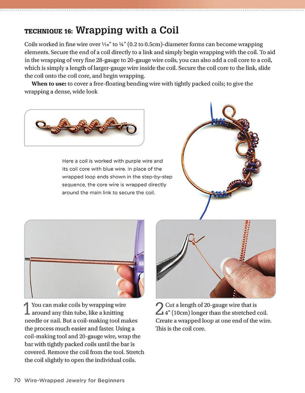 Wire-Wrapped Jewelry for Beginners: Step-By-Step Illustrated Techniques, Tools, and Inspiration [Book]