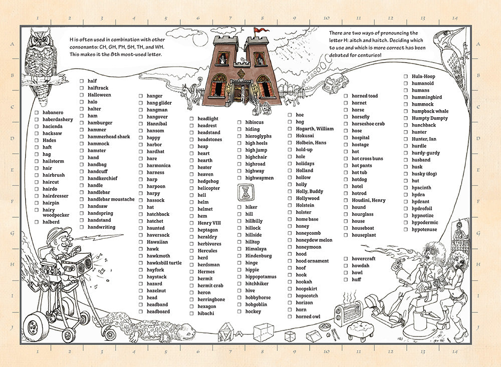 Amazing A--Z AlphaQuest Seek & Find Challenge Puzzle Book - Fox Chapel Publishing Co.