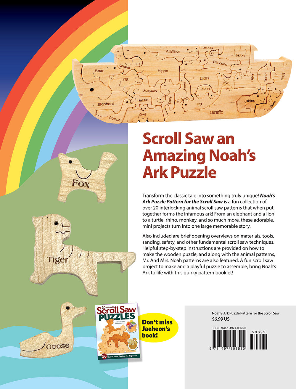 Noah's Ark Puzzle Pattern for the Scroll Saw