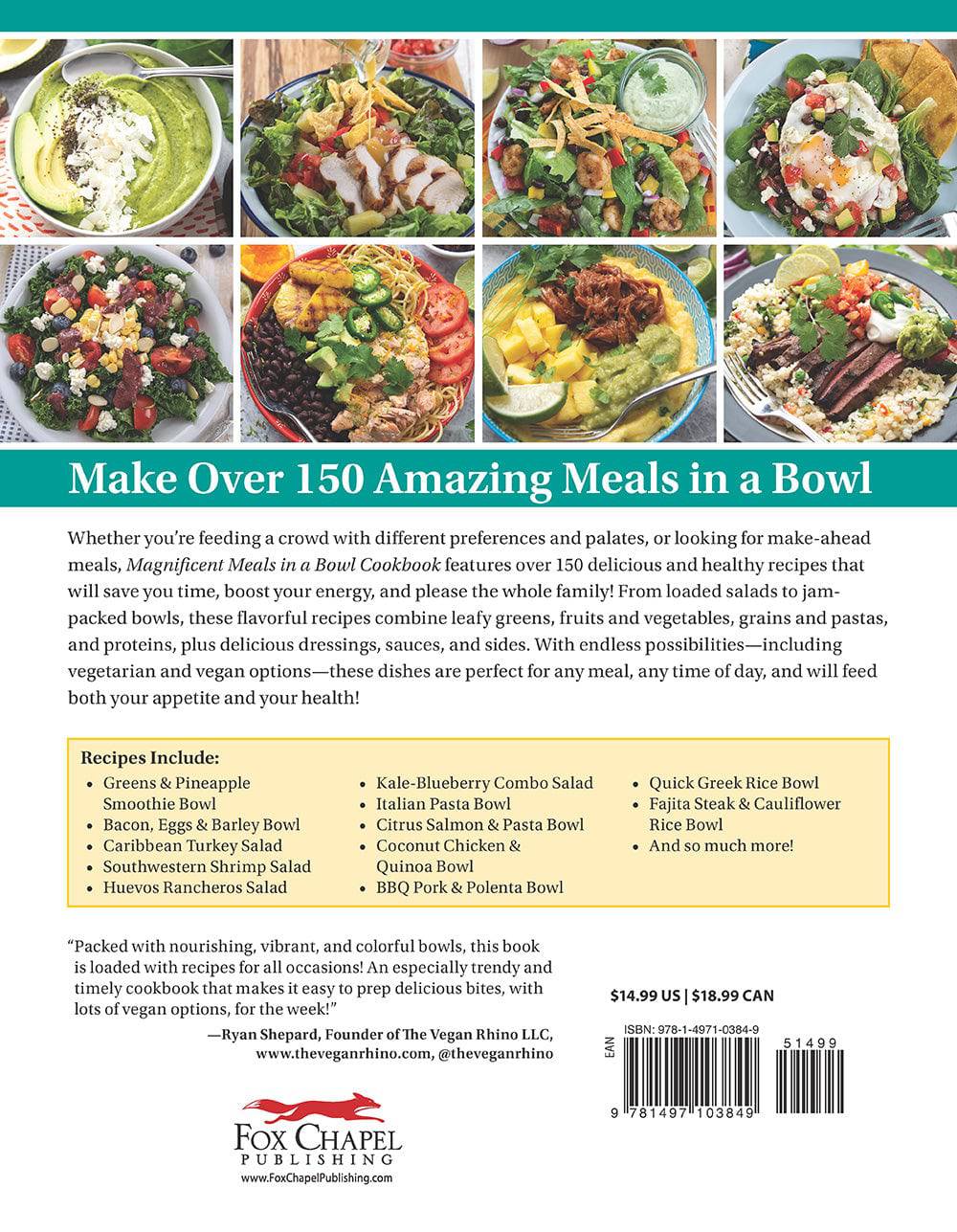 Magnificent Meals in a Bowl Cookbook - Fox Chapel Publishing Co.