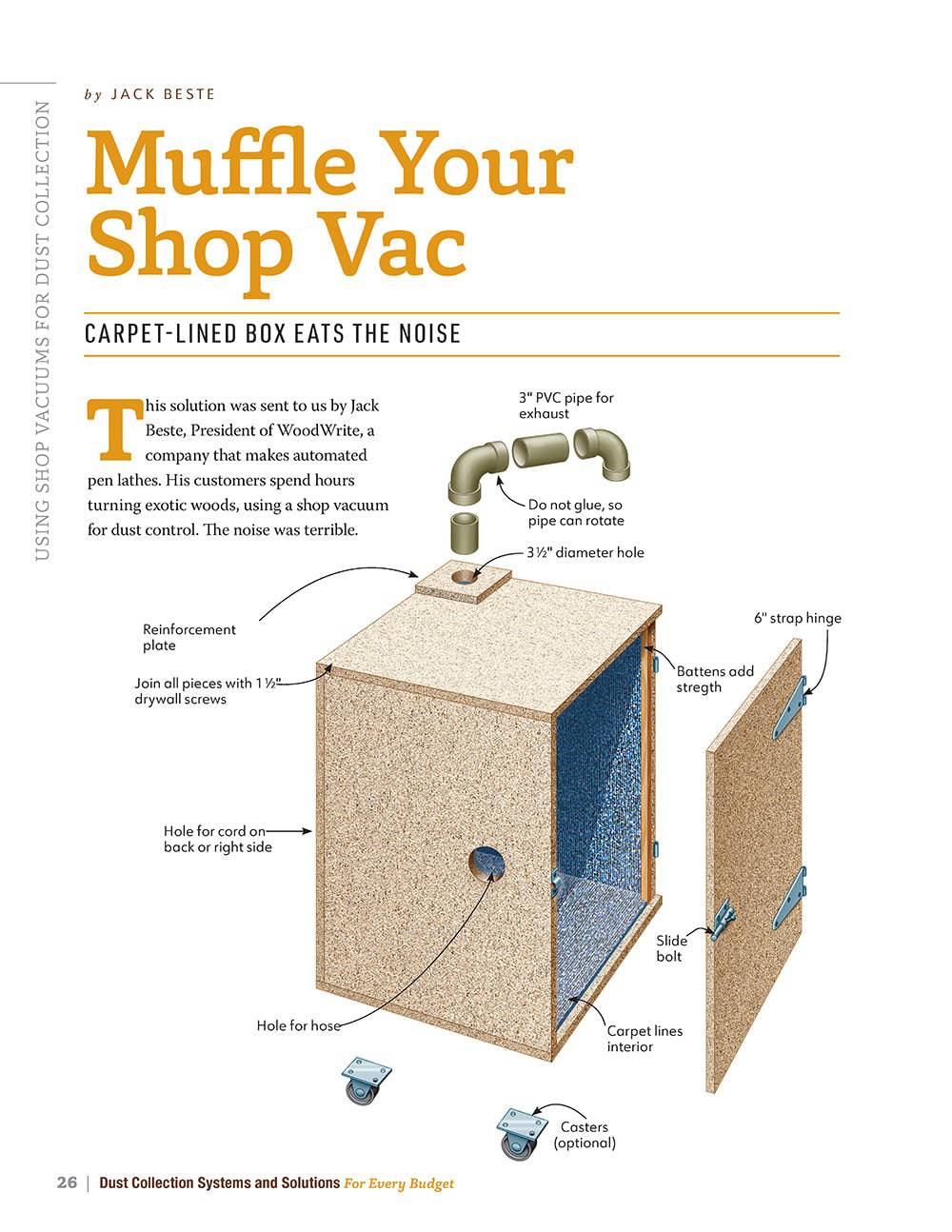 Dust Collection Systems and Solutions for Every Budget - Fox Chapel Publishing Co.