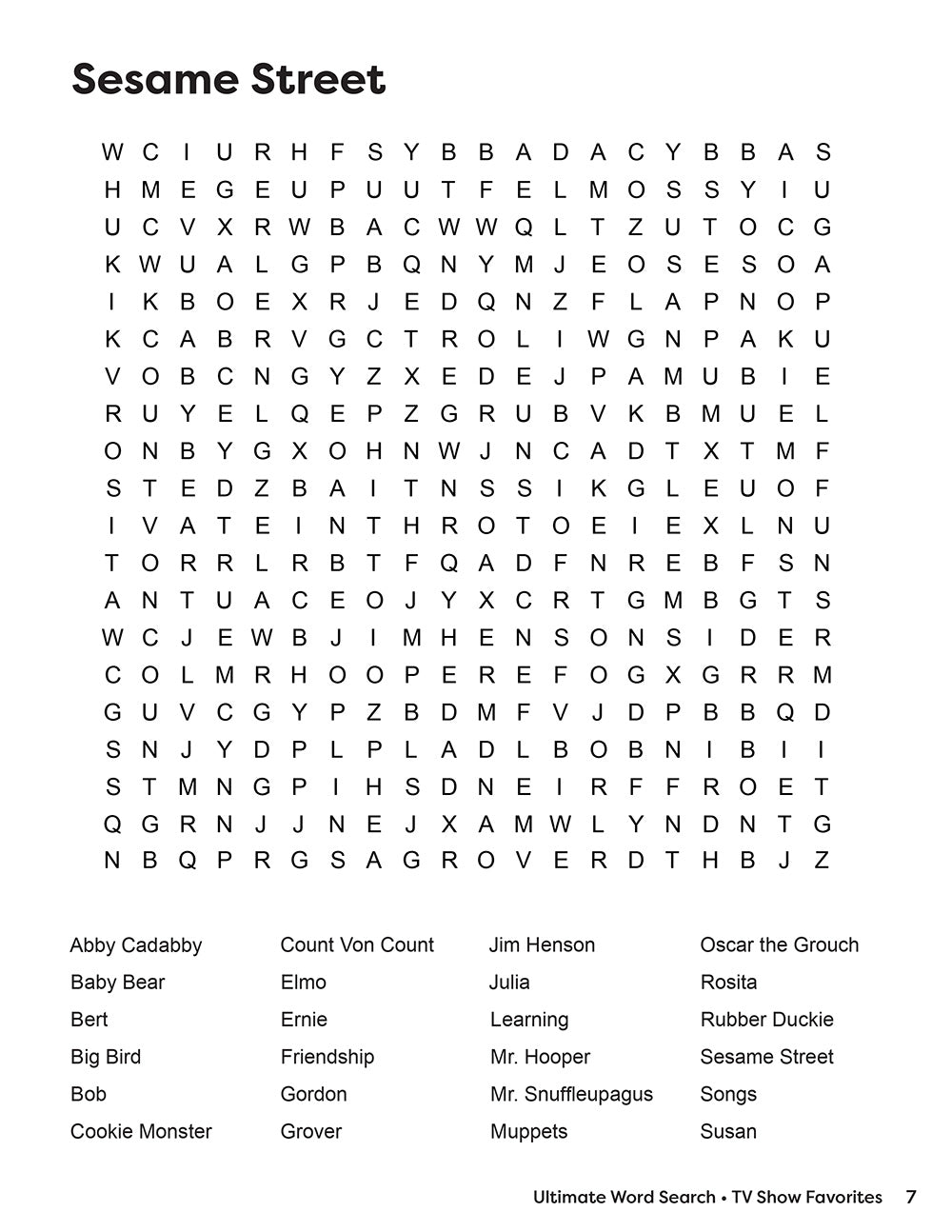 Ultimate Word Search TV Show Favorites - Fox Chapel Publishing Co.