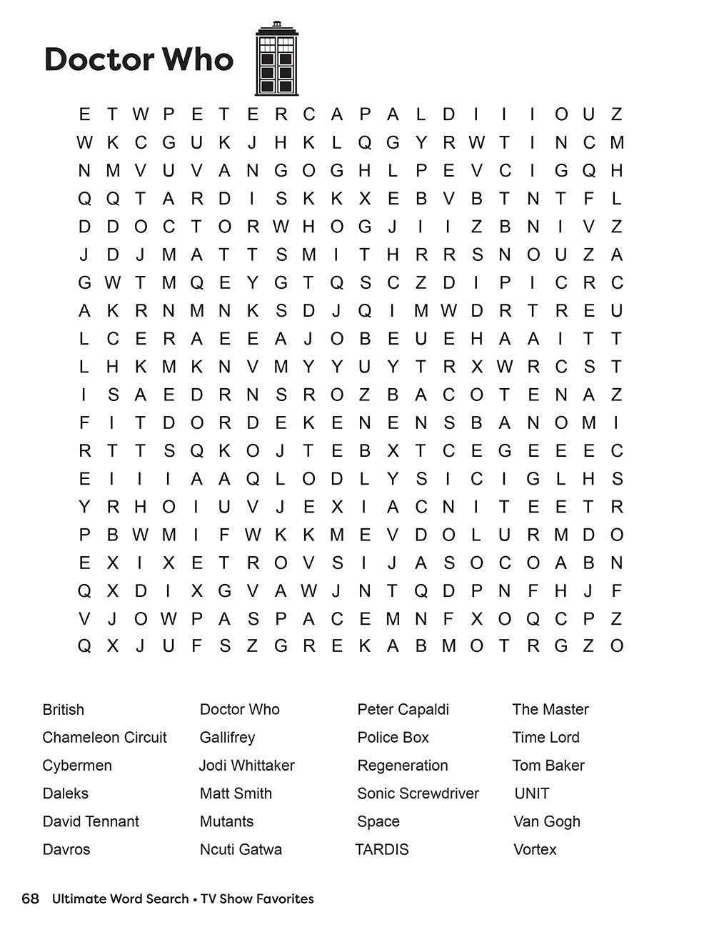 Ultimate Word Search TV Show Favorites - Fox Chapel Publishing Co.