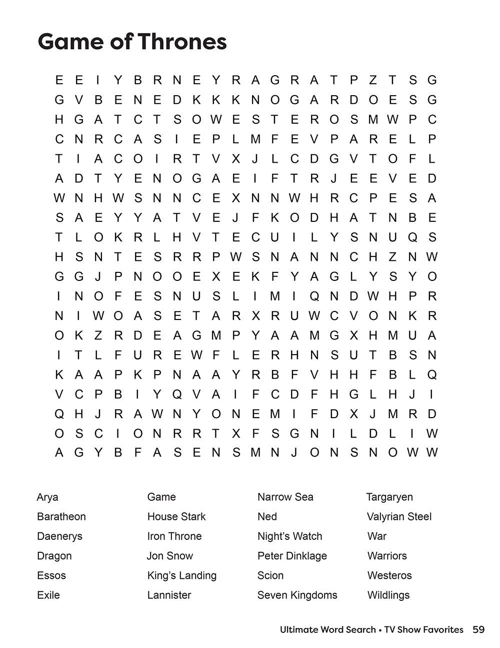 Ultimate Word Search TV Show Favorites - Fox Chapel Publishing Co.