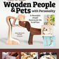 Easy-to-Make Wooden People & Pets with Personality