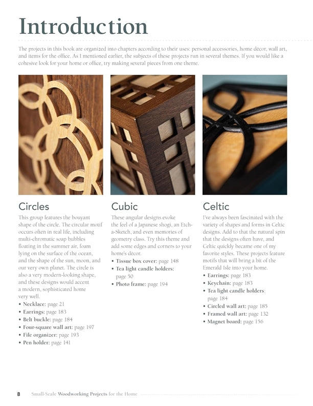 Small-Scale Woodworking Projects for the Home - Fox Chapel Publishing Co.
