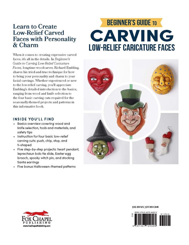 Beginner's Guide to Carving Low-Relief Caricature Faces