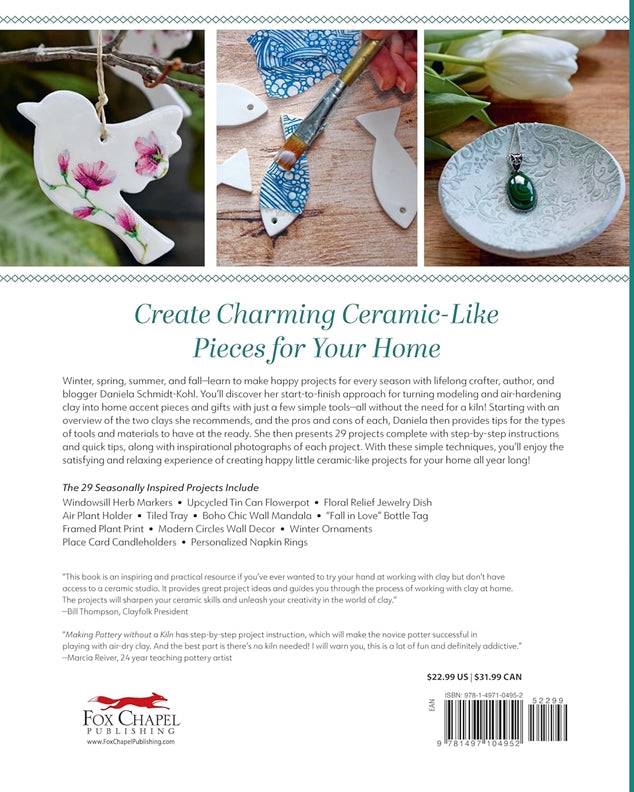 Making Pottery without a Kiln - Fox Chapel Publishing Co.