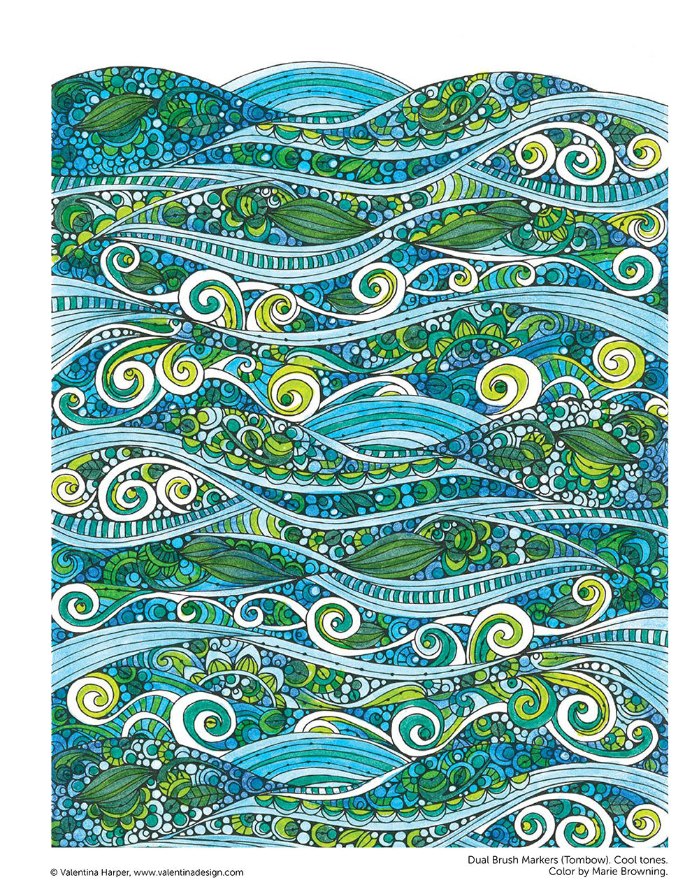 Creative Coloring Patterns of Nature - Fox Chapel Publishing Co.
