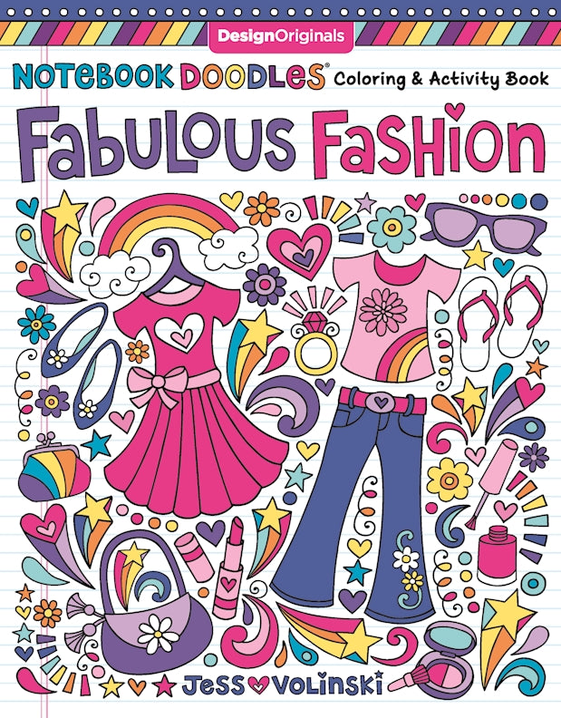 Notebook Doodles Fabulous Fashion