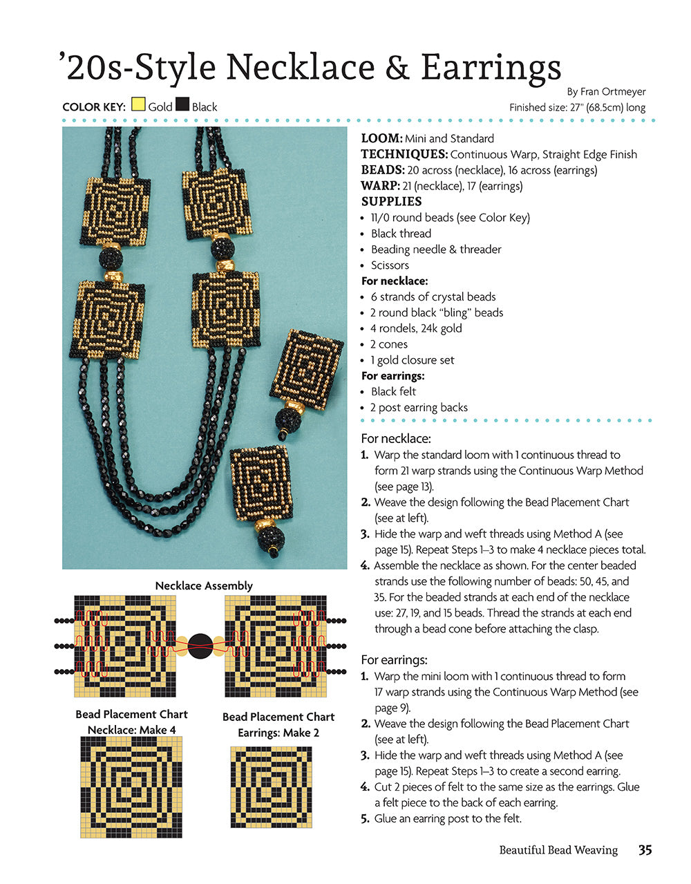 Bead Weaving on a Loom: Techniques and Patterns for Making Beautiful  Bracelets, Necklaces, and Other Accessories by Fra Ortmeyer, Carol C.  Porter, eBook
