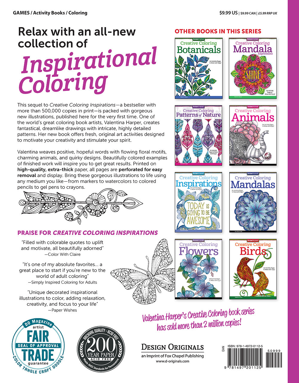 Creative Coloring A Second Cup of Inspirations