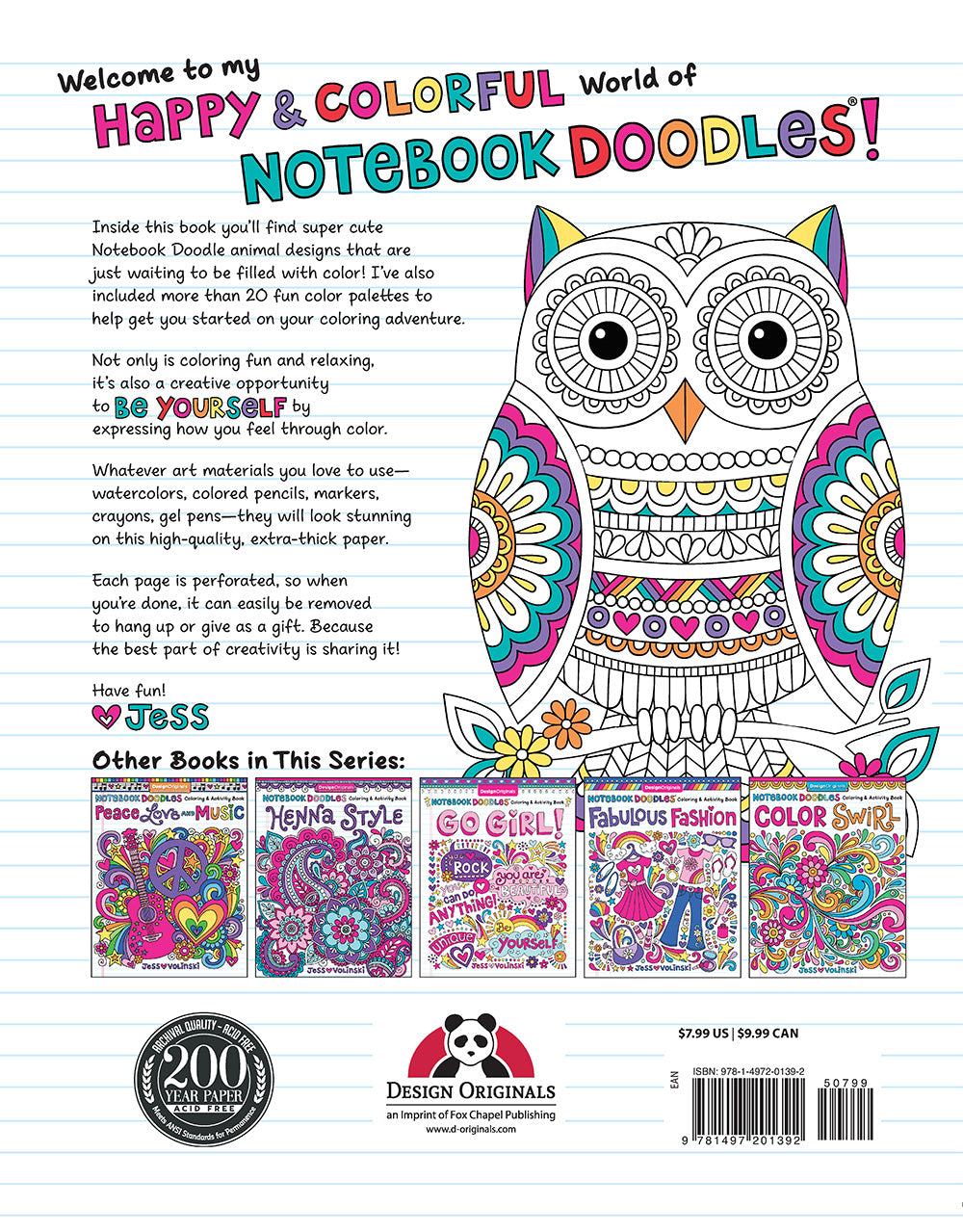 Notebook Doodles Super Cute - Fox Chapel Publishing Co.
