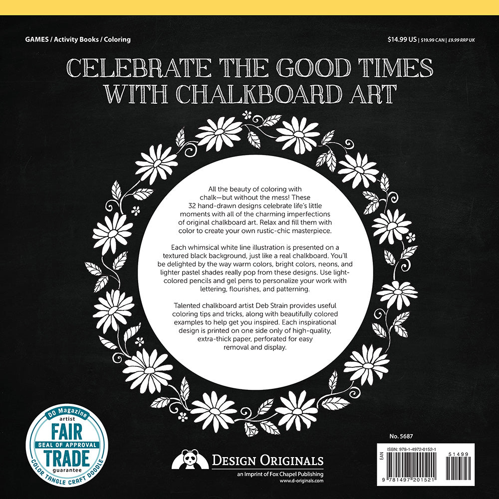 Chalk-Style Good Times Deluxe Coloring Book