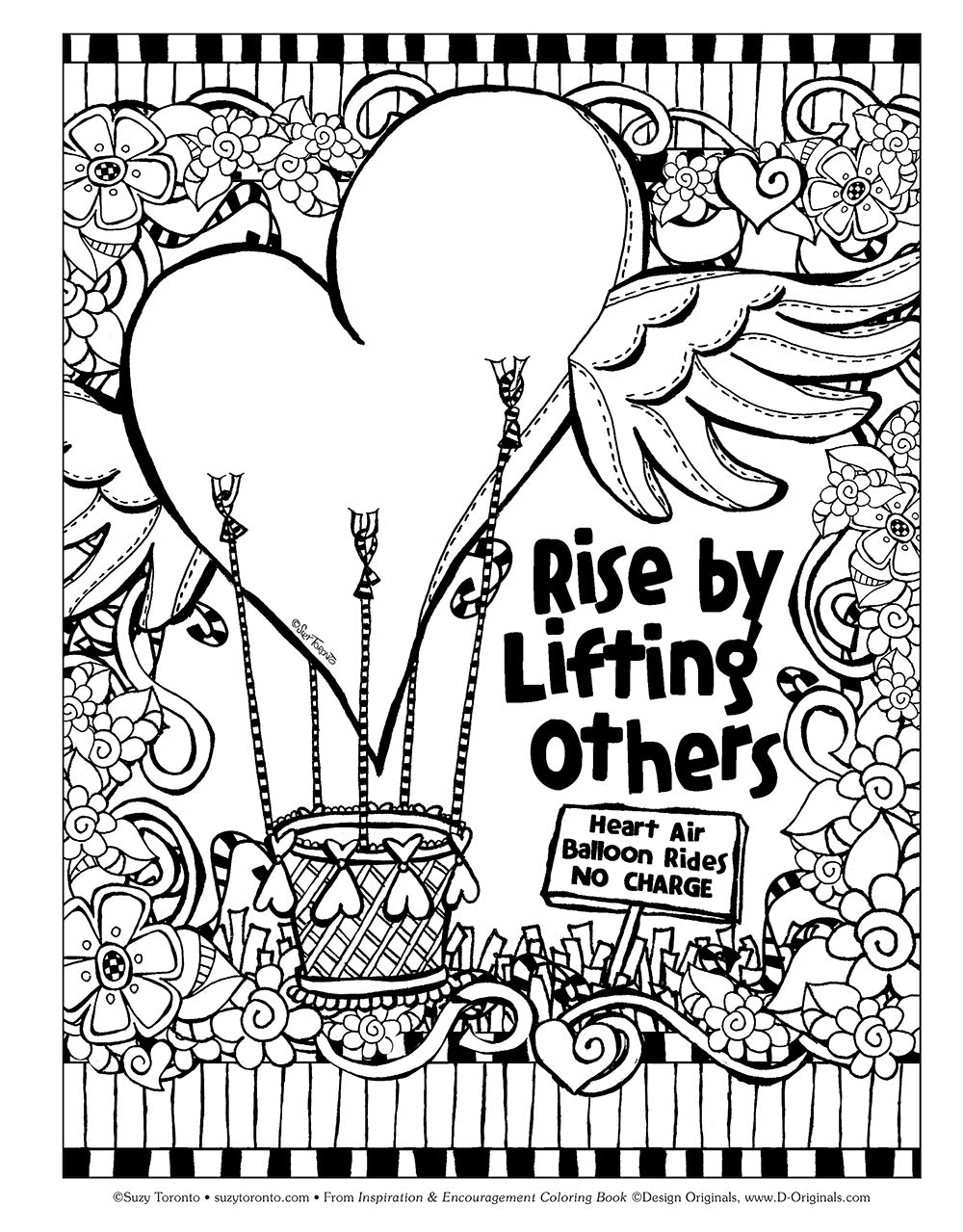 Inspiration & Encouragement Coloring Book