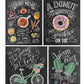 Chalk-Style Holiday Coloring Book