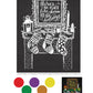 Chalk-Style Holiday Coloring Book