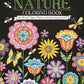 Chalk-Style Nature Coloring Book