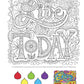 Live for Today Coloring Book