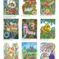 KC Doodle Art Fantasy Garden Coloring Book