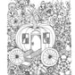 KC Doodle Art Fantasy Garden Coloring Book