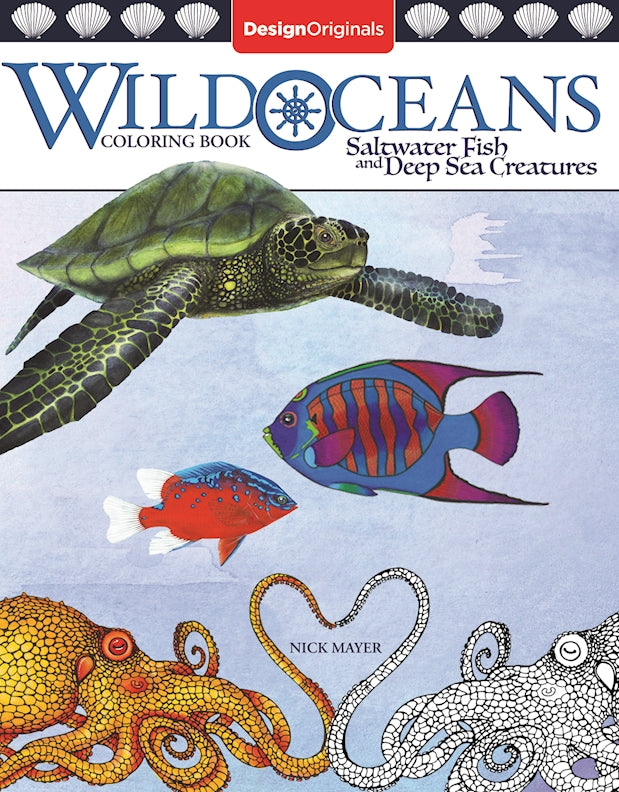 Wild Oceans Coloring Book