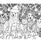 Christmas Cuties Coloring Book