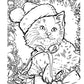 Christmas Cuties Coloring Book