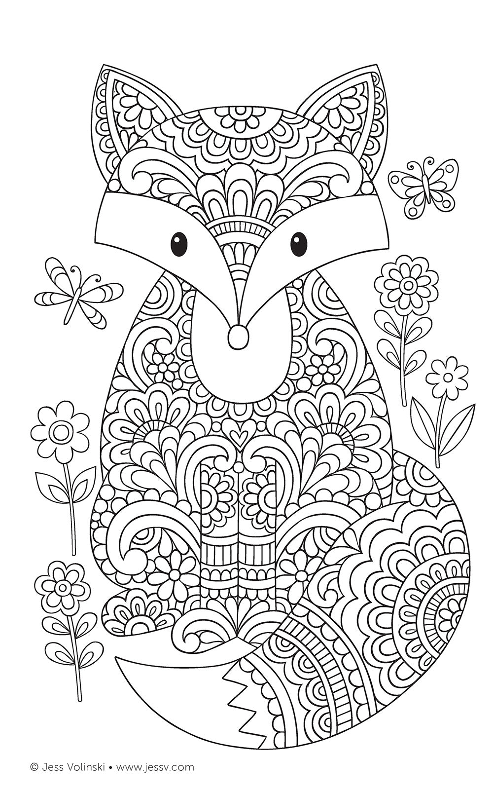 Color Cute Coloring Book - (on-the-go Coloring Book) By Jess