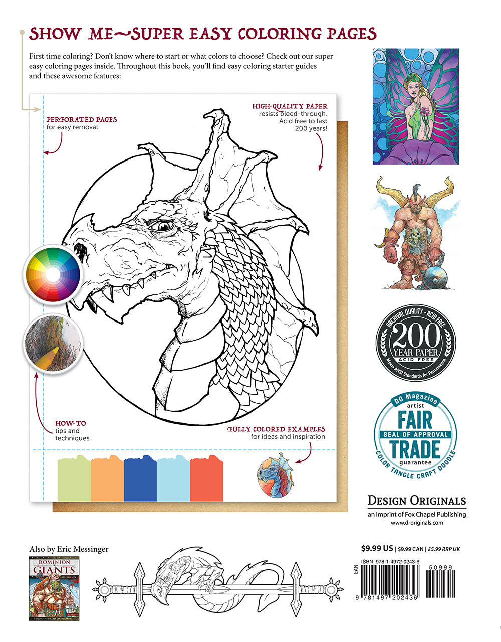 Fantasy Adventure Coloring Book - Fox Chapel Publishing Co.