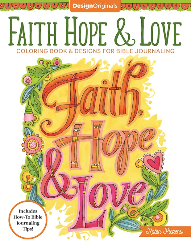 Faith, Hope & Love Coloring Book - Fox Chapel Publishing Co.