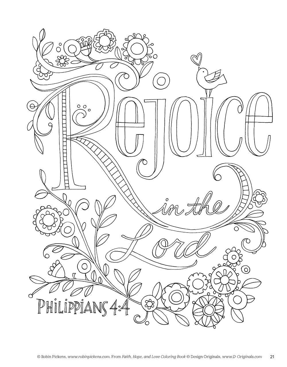 Faith, Hope & Love Coloring Book - Fox Chapel Publishing Co.