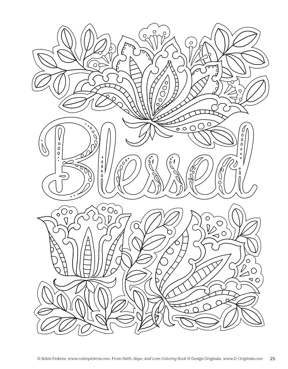 Faith, Hope & Love Coloring Book - Fox Chapel Publishing Co.
